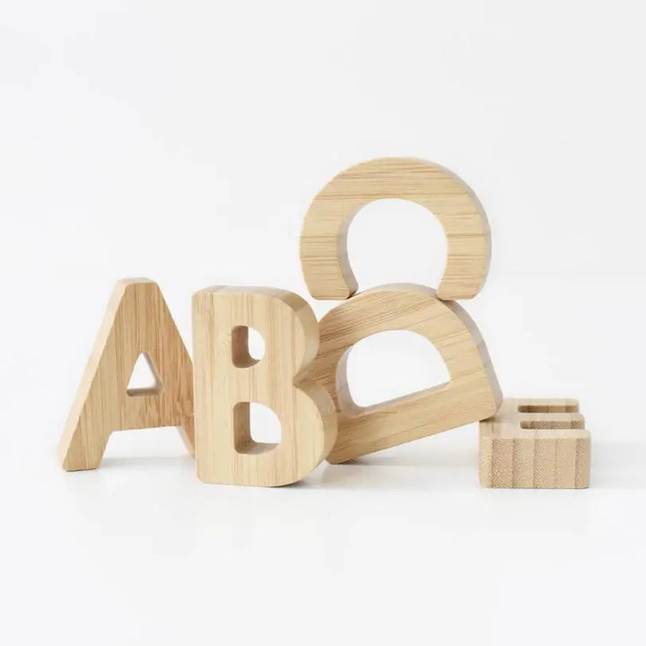 Bamboo Alphabet Letters