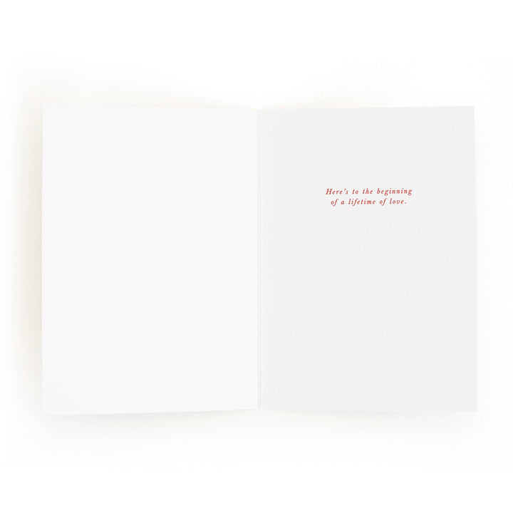 Cheers To Love, Bride-To-Be Greeting Card