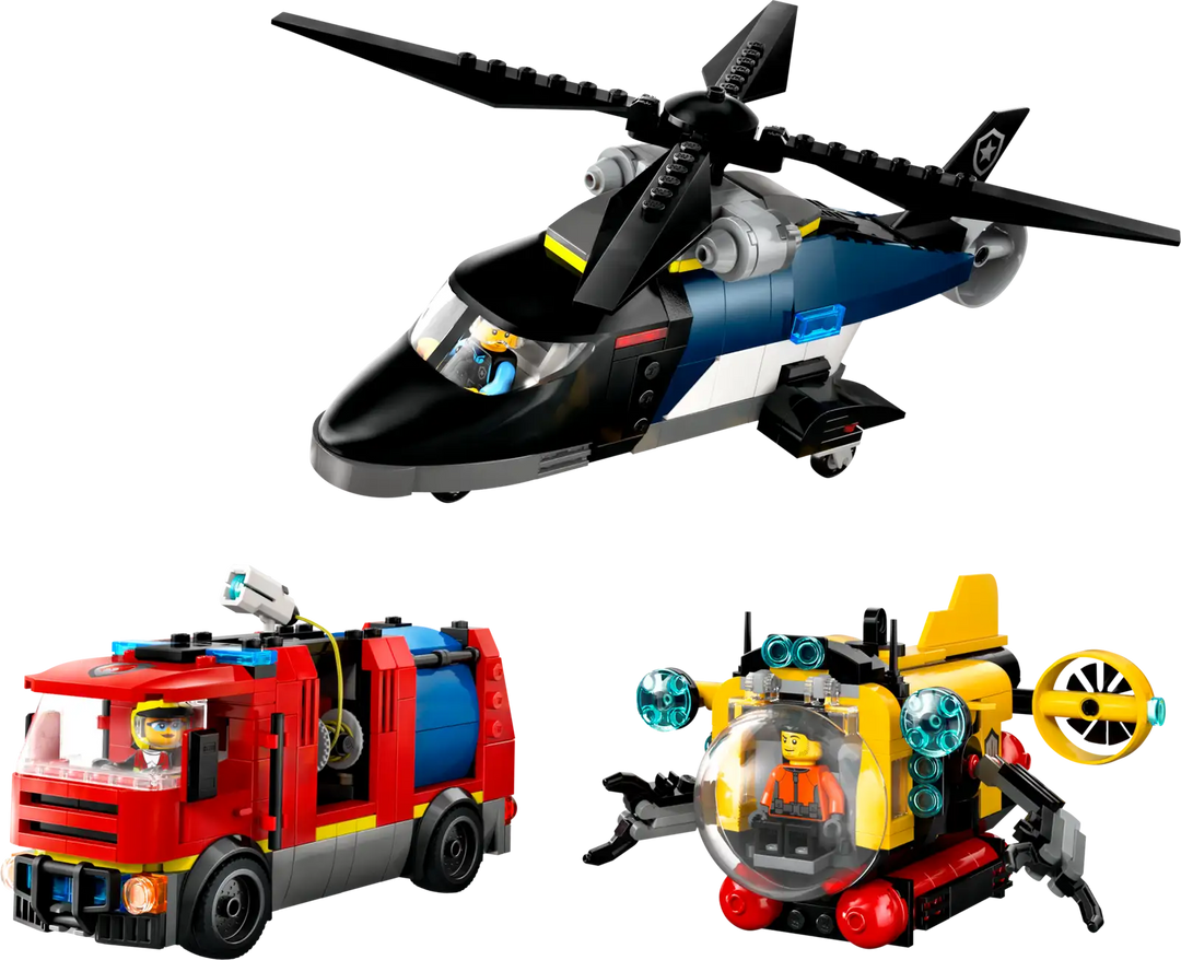 Helicopter, Fire Truck & Submarine Remix