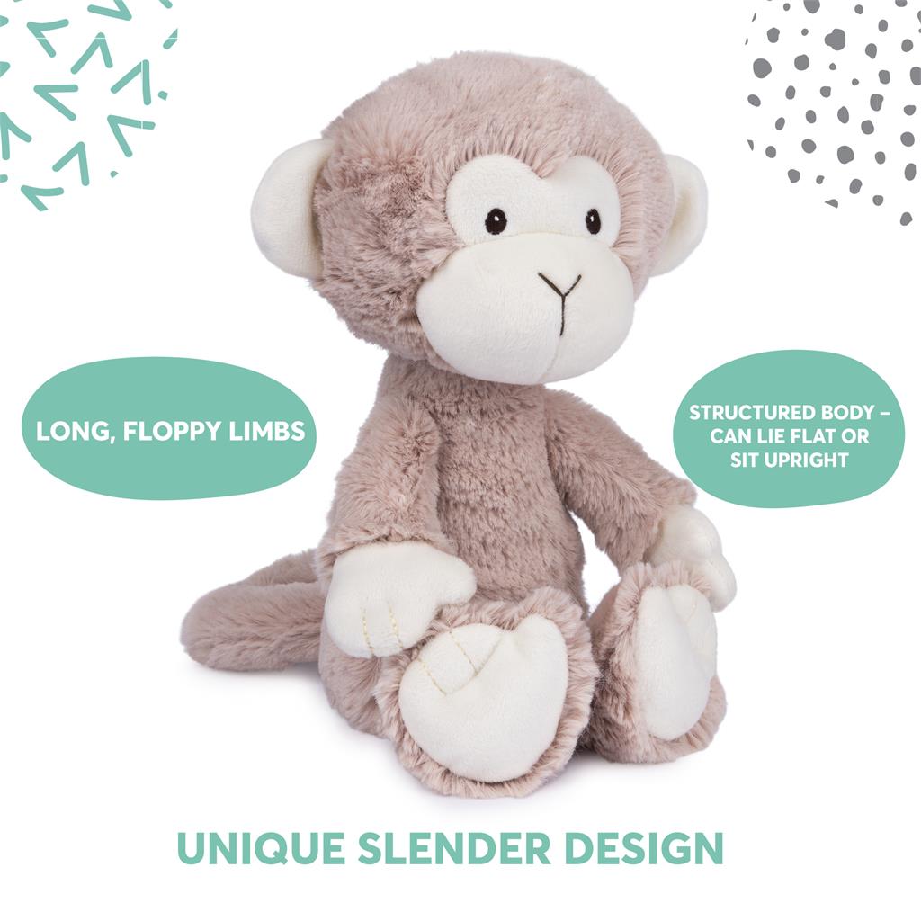 Lil' Luvs Collection - Micah the Monkey Plush, 12 in