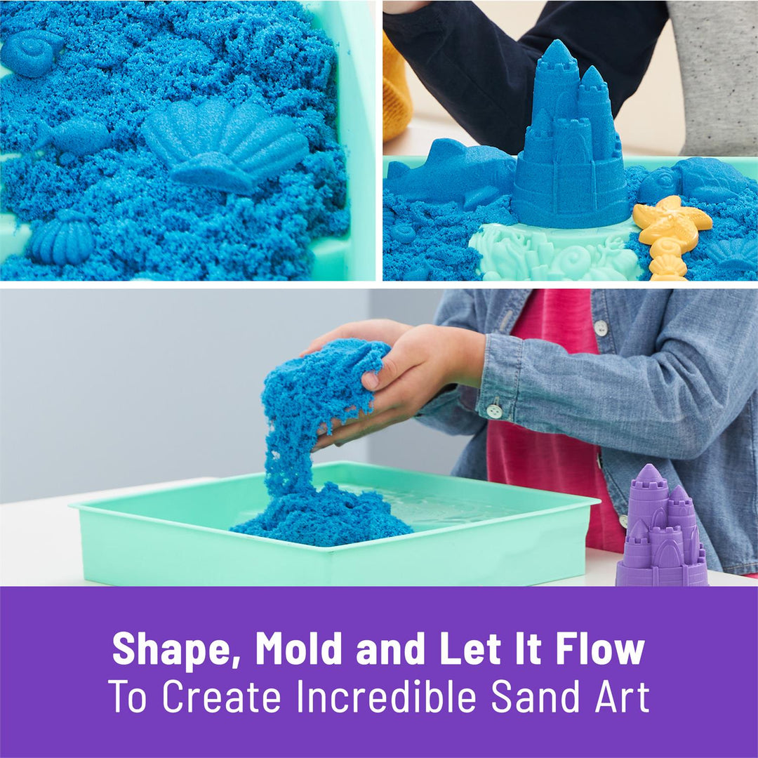 Blue Kinetic Sand Boxed Playset