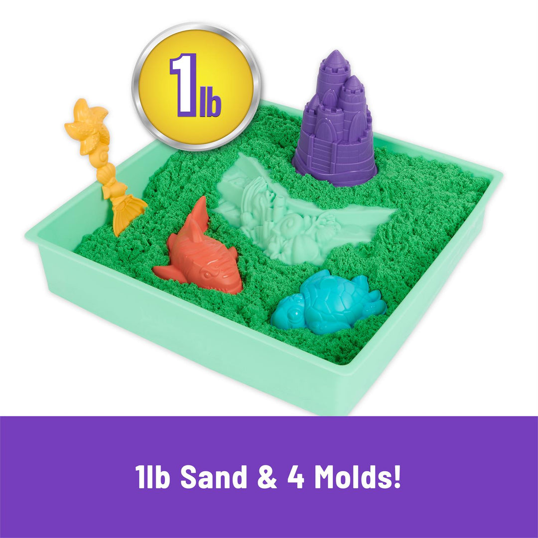 Green Kinetic Sand Boxed Playset