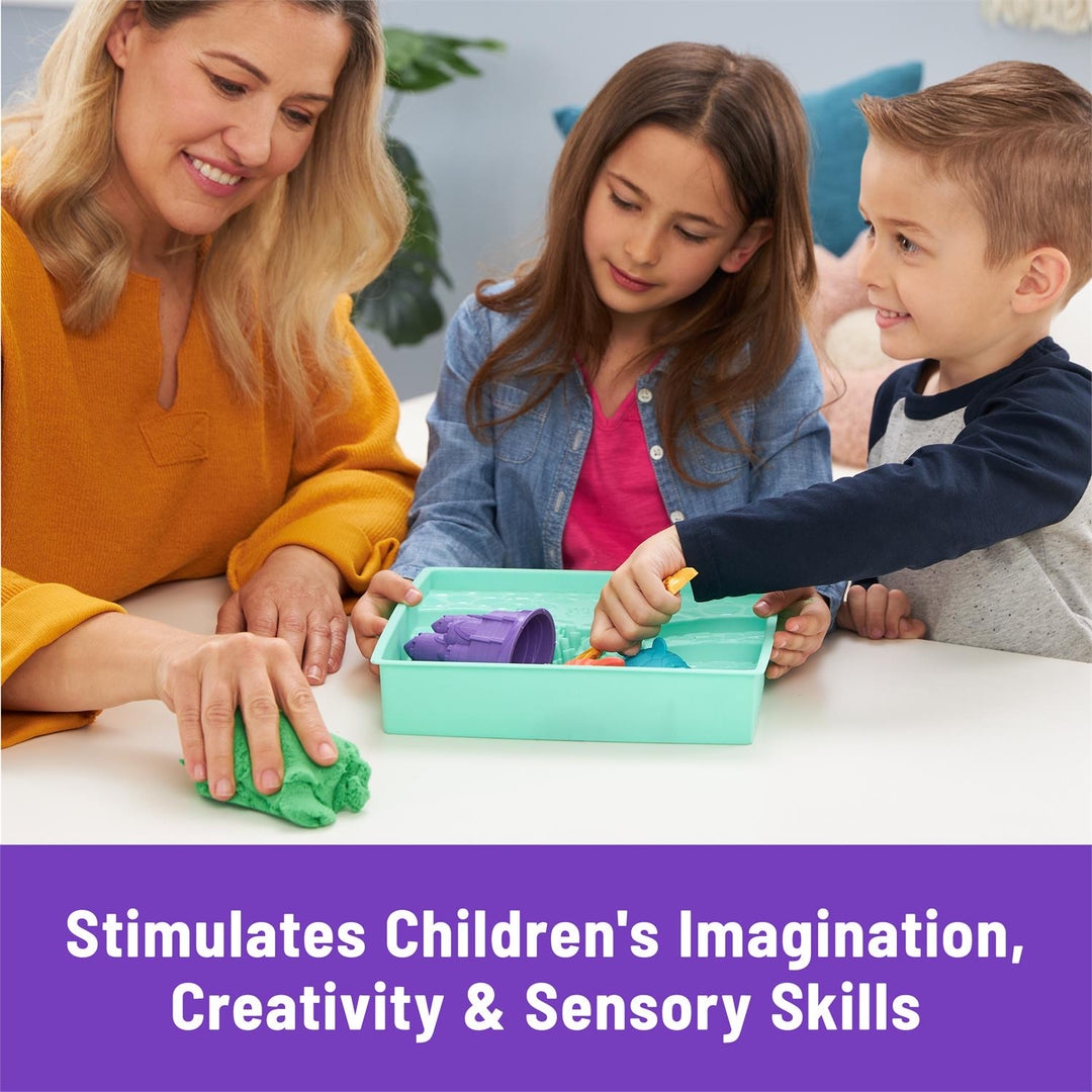 Green Kinetic Sand Boxed Playset