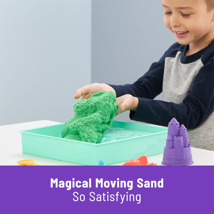 Green Kinetic Sand Boxed Playset