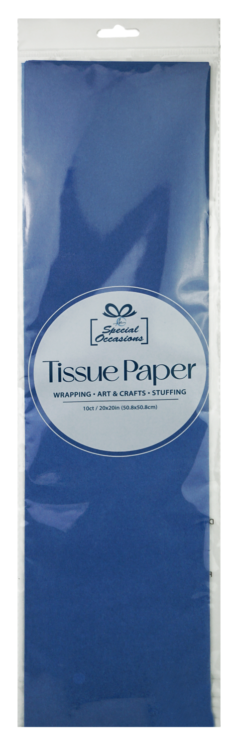Party Tissue Paper Royal Blue,10 Sheets Gift Wrapping Paper: Royal Blue