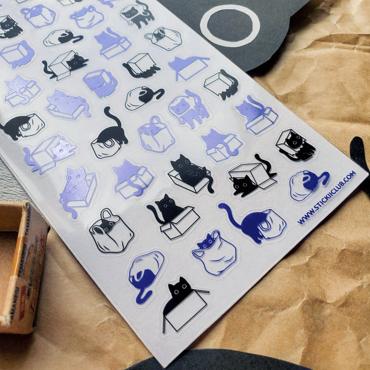 Box Cats Sticker Sheet