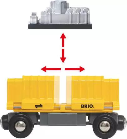 Three-Wagon Cargo Train