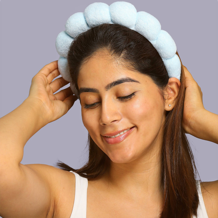 Bubble Skincare Headband: Pink