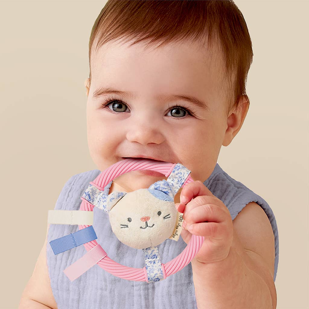 Teething Ring: Pink Kitty