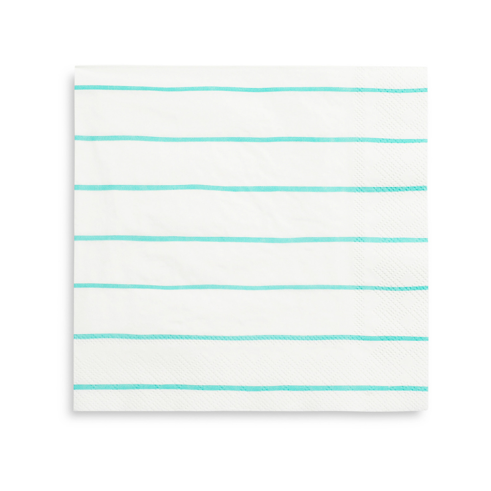 Striped Petite Napkins - 16 Pk Lilac Purple