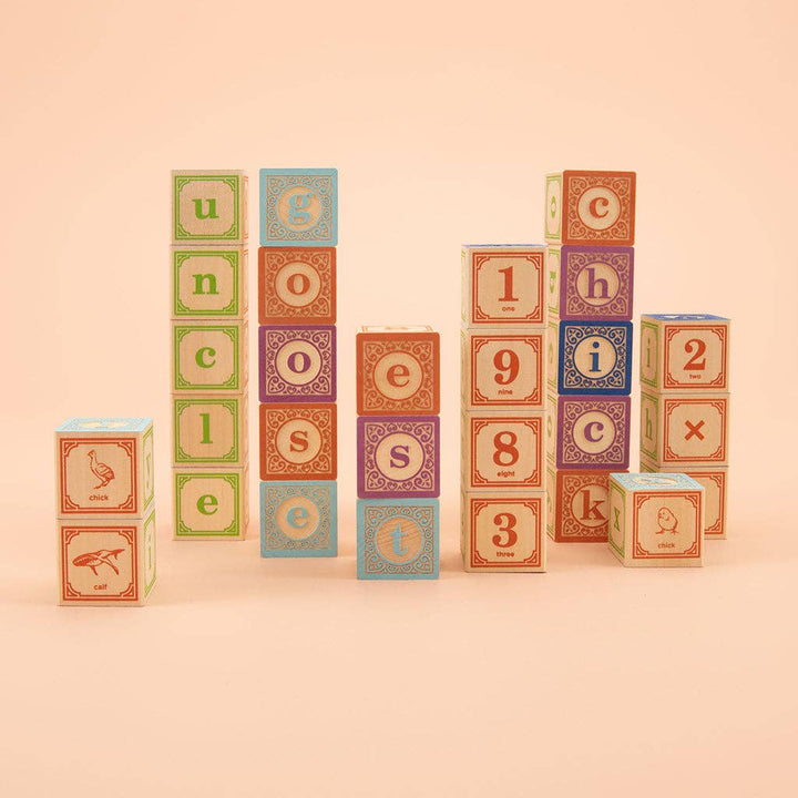 Classic Lowercase ABC Wooden Blocks