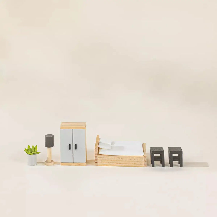 Grown Up Bedroom Wooden Doll House Furniture