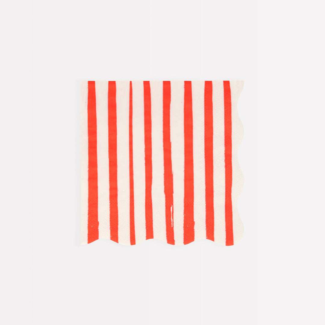 Mixed Stripe Small Napkins - Big Multipack