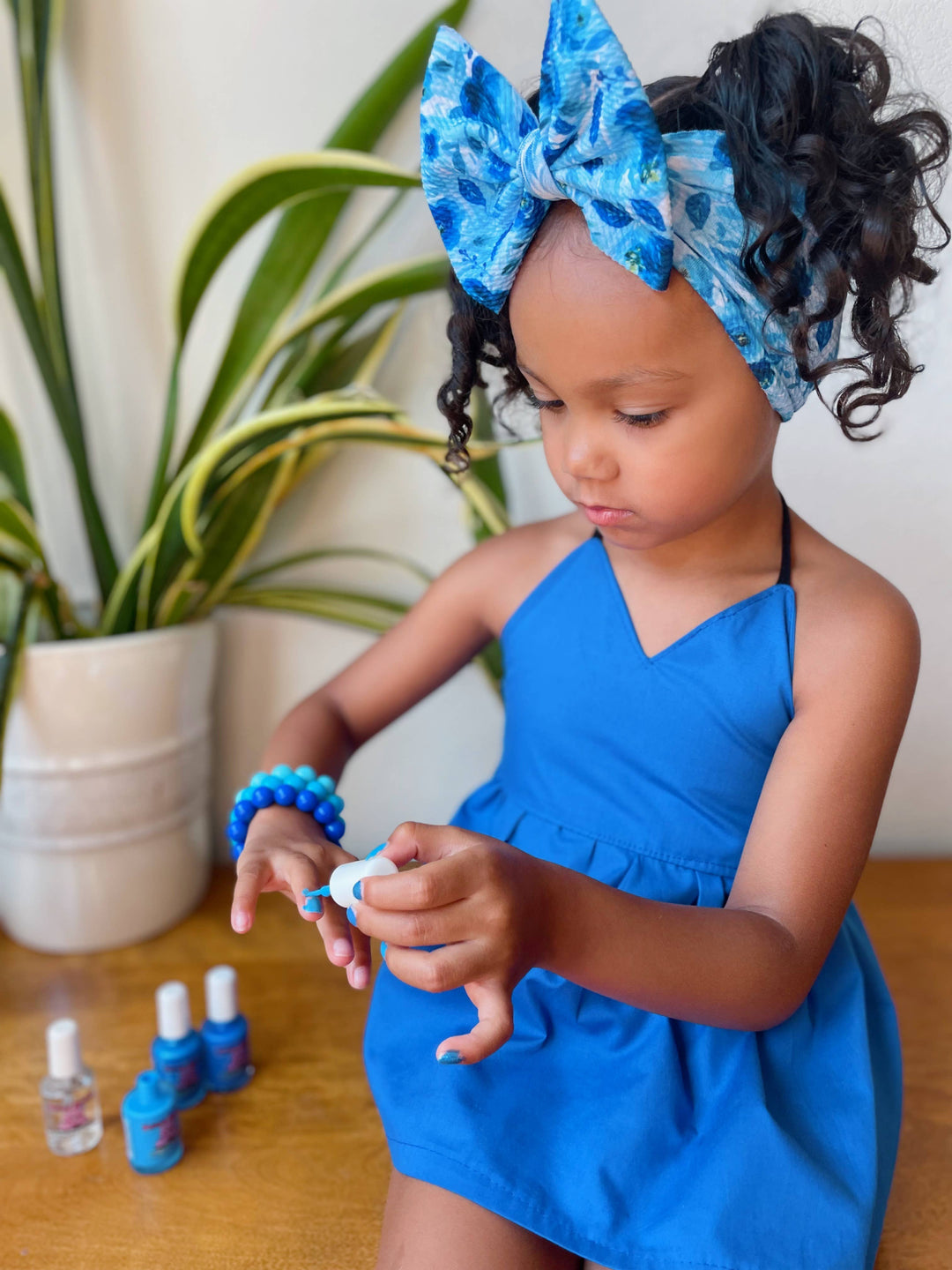 Mer-maid in the Shade Blue Non-Toxic Kids Nail Polish