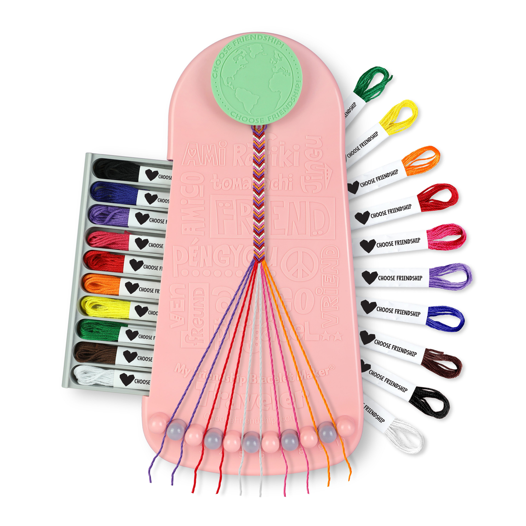 My Friendship Bracelet Maker DIY Craft Kit Yellow