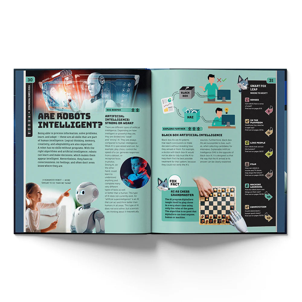 Robots and AI Smart Fox book