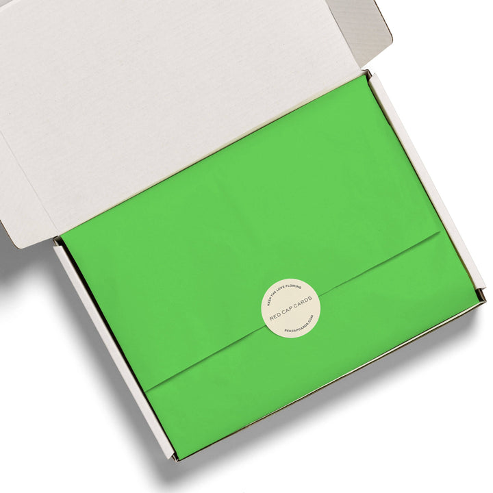 Neon Green tissue paper: 8 Sheets