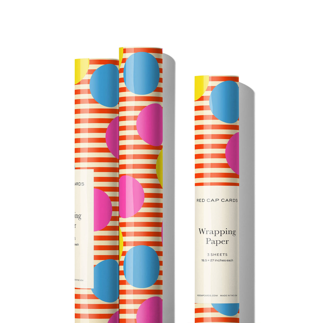 Polka Dots wrapping paper: Single