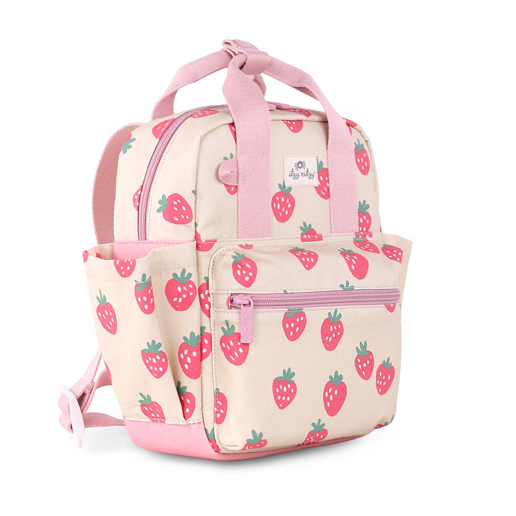 Toddler Backpack: Strawberries