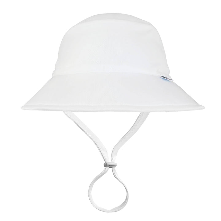 Breathable-Bucket-Sun-Protection-Hat: White / 0-6mo