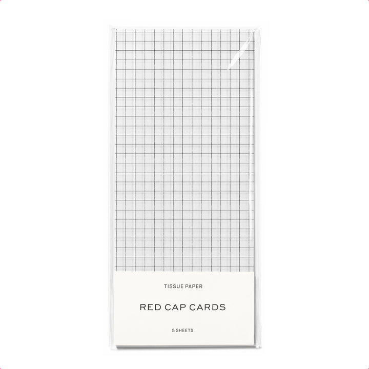 Grid tissue paper: 5 Sheets