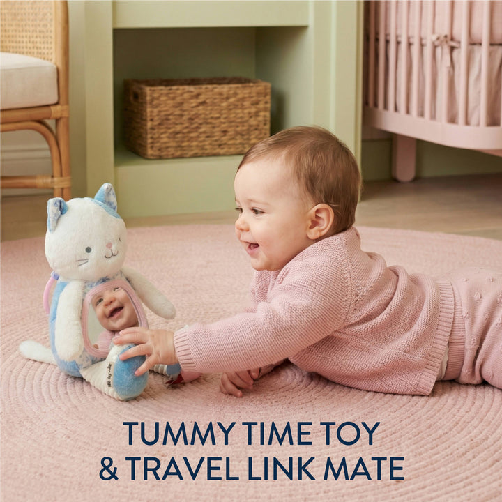 Sensory Tummy Time Mirror - Kitty