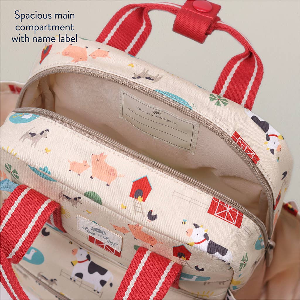 Toddler Backpack: Strawberries