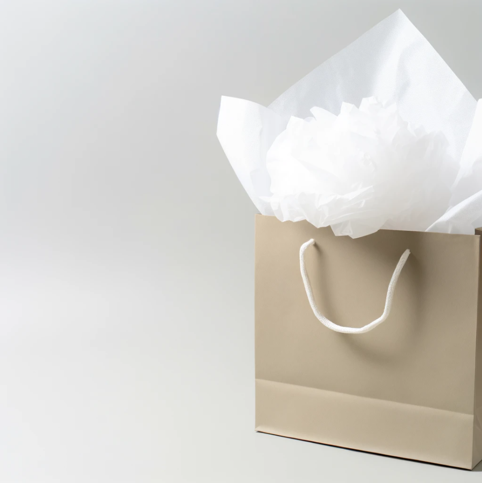 Party Tissue Paper White, 10 Sheets Gift Wrapping Paper: White