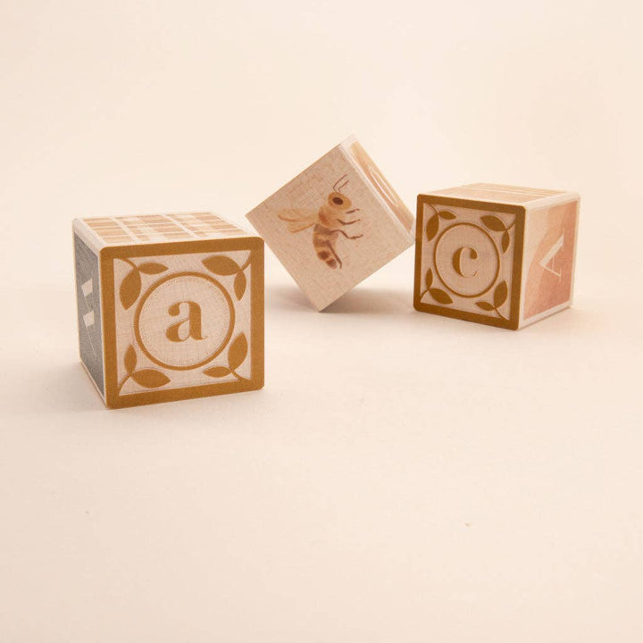 Watercolor ABC Wooden Blocks