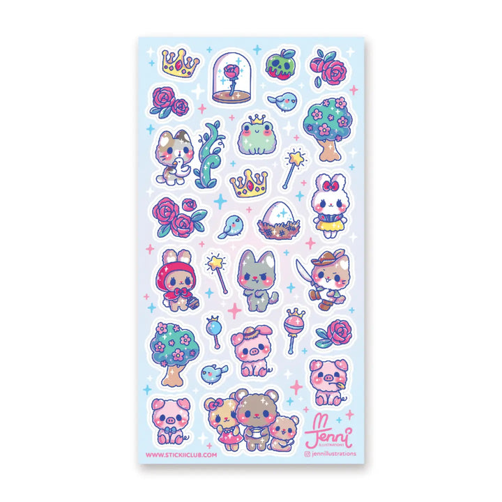 Furry Fair Tales Sticker Sheet