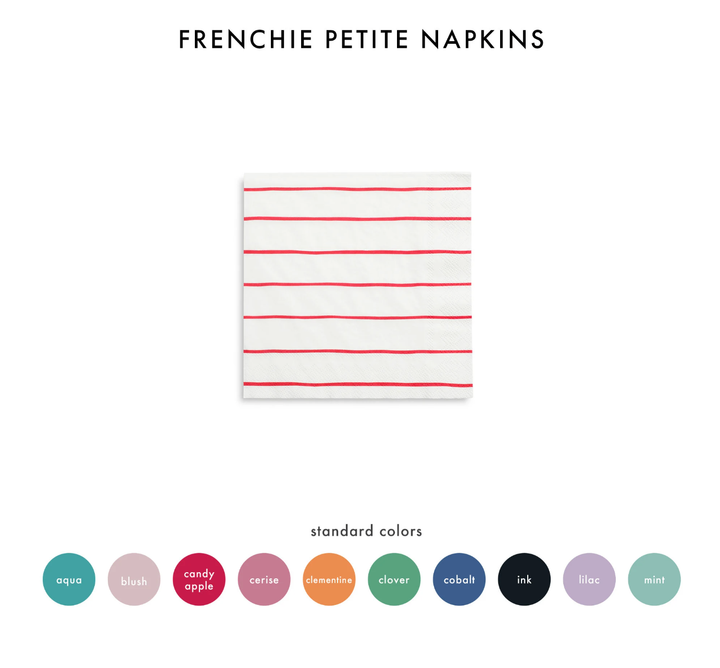 Striped Petite Napkins - 16 Pk Lilac Purple