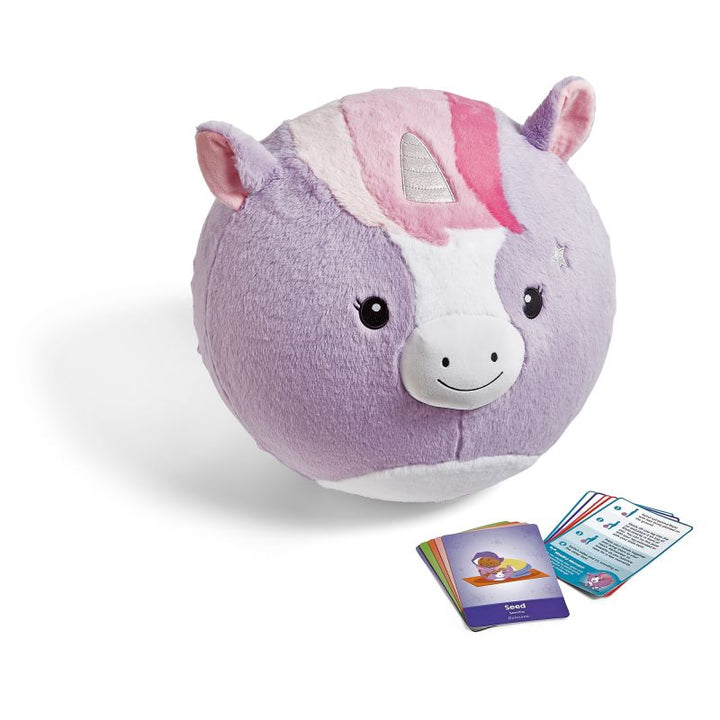 Unicorn BubblePlush Yoga Ball Buddy