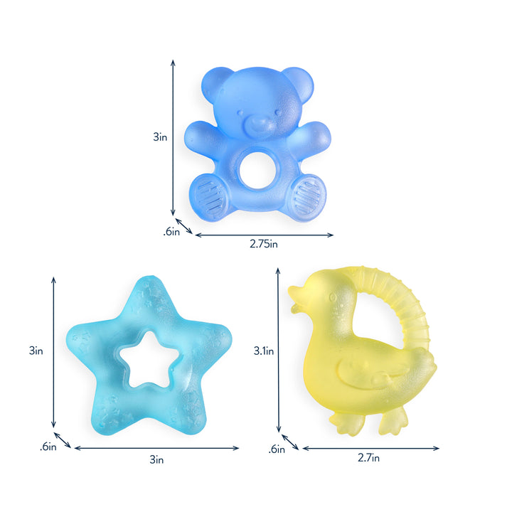 Water Filled Teethers: Cutie Bears
