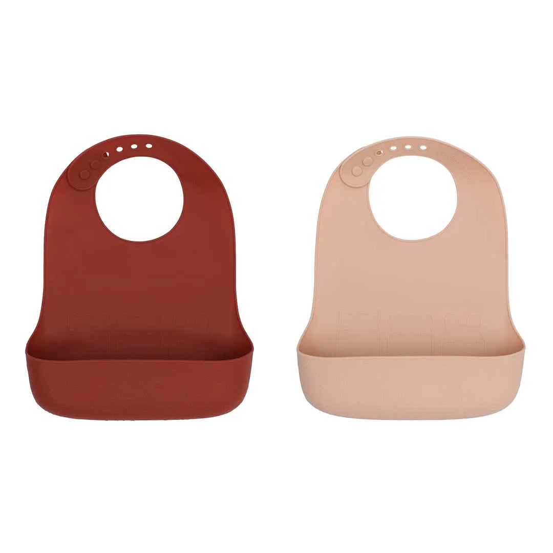 Silicone Pocket Bib Assorted
