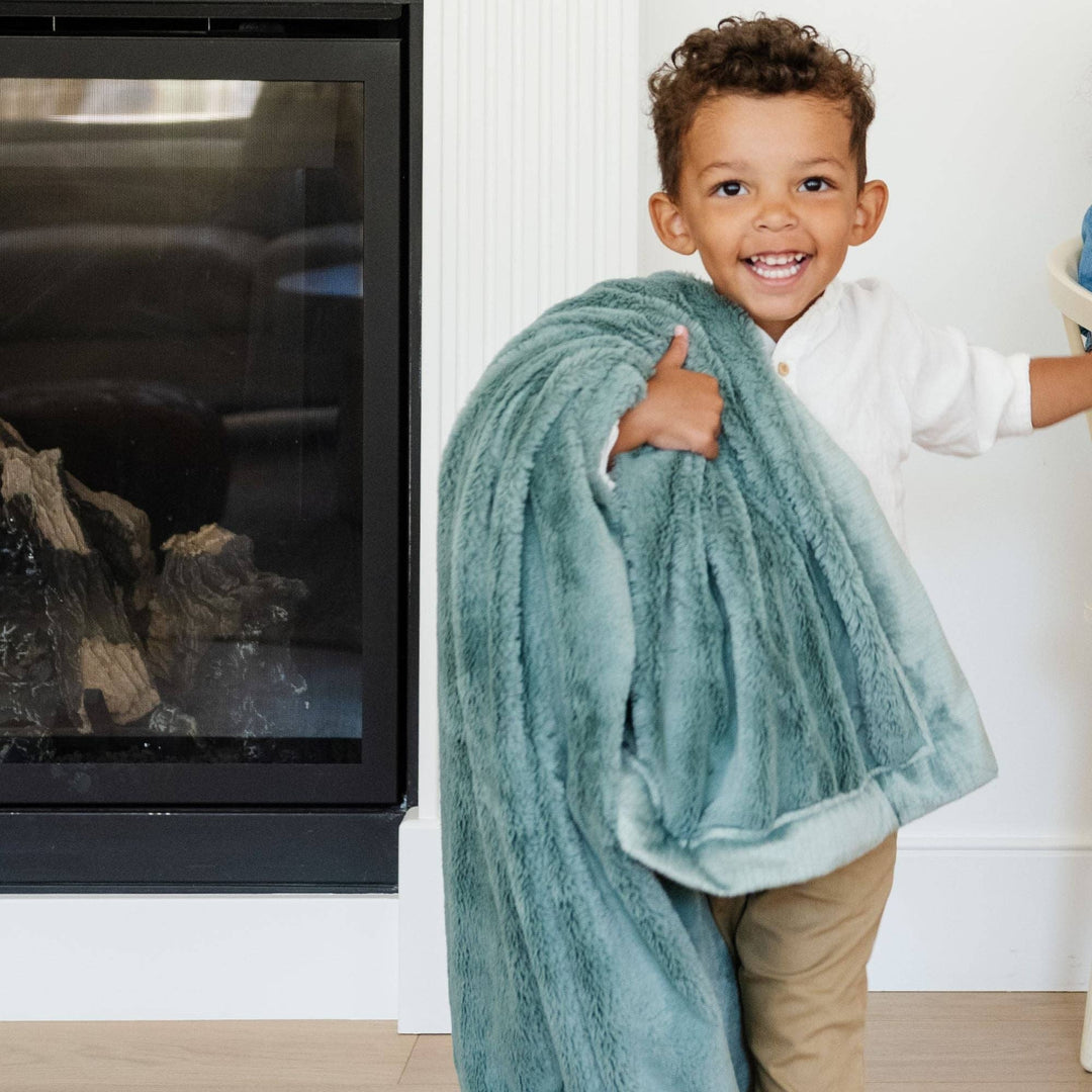 LUSH TODDLER BLANKETS: Feather