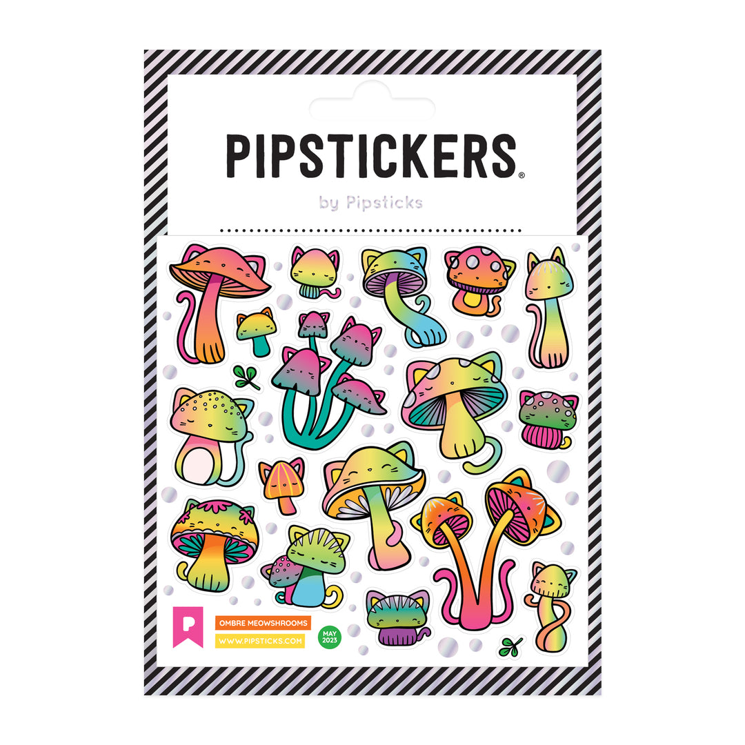 Ombre Meowshrooms Stickers