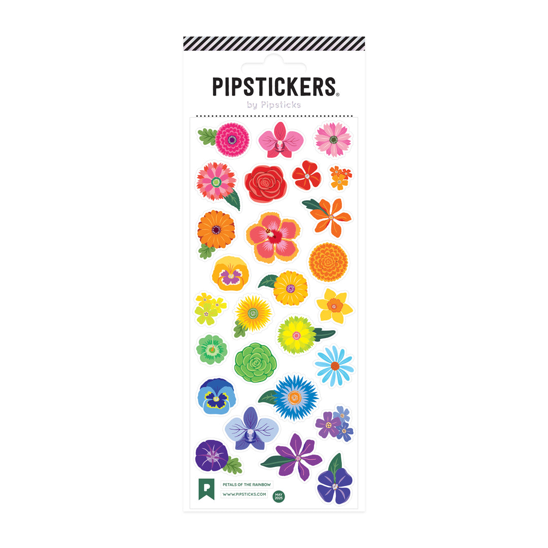 Petals of the Rainbow Stickers