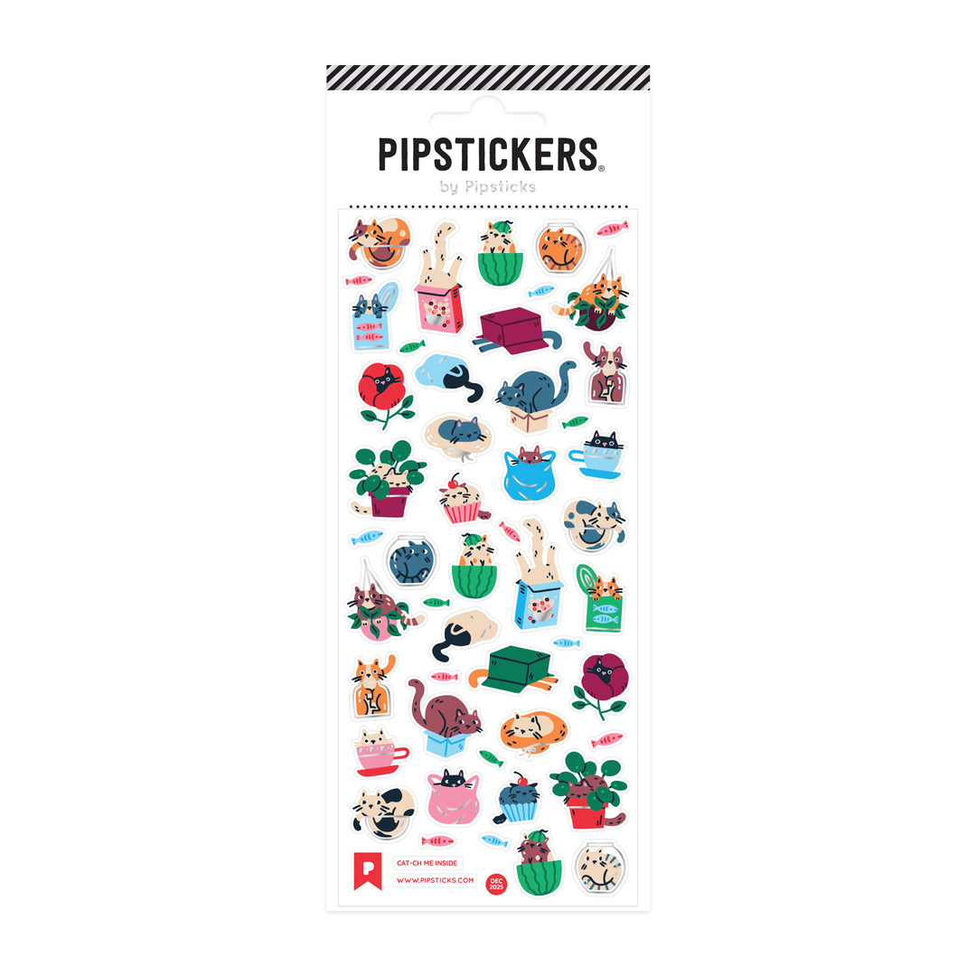 Cat-ch Me Inside Stickers