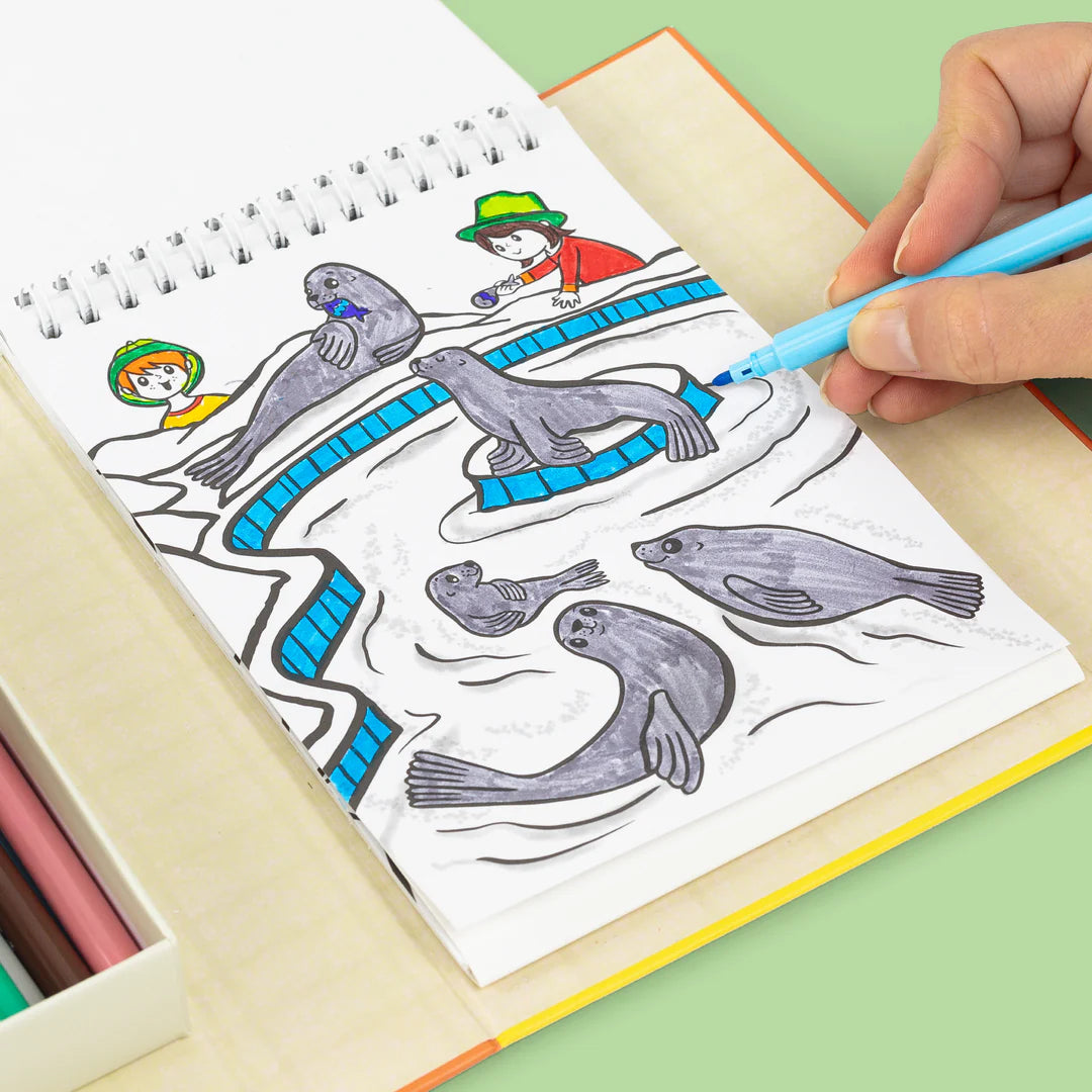 Zoo Coloring Set