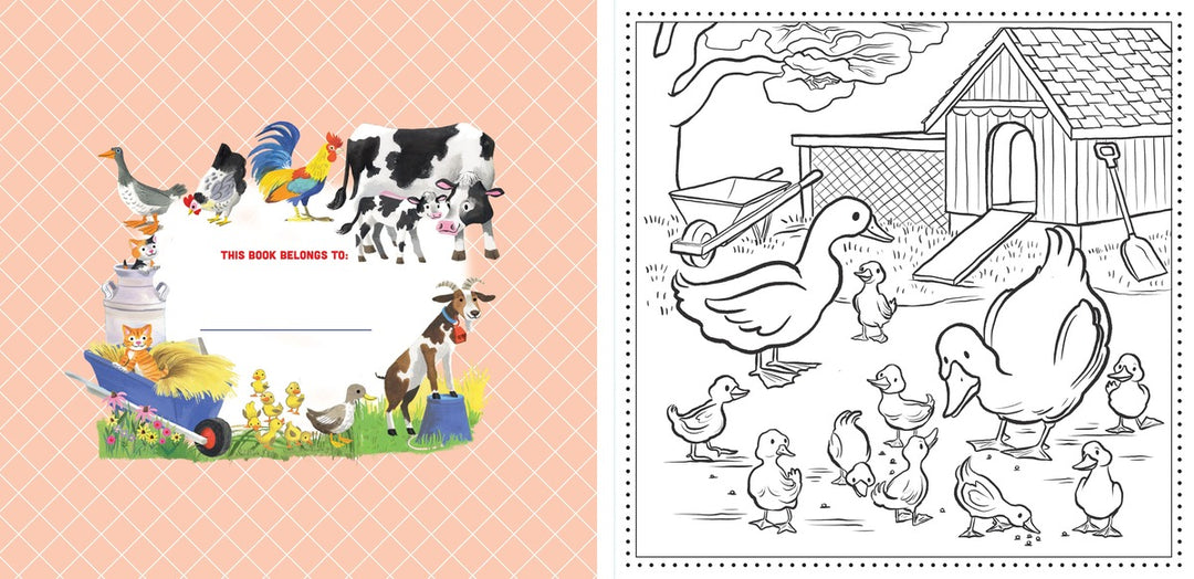 Farm Coloring Book