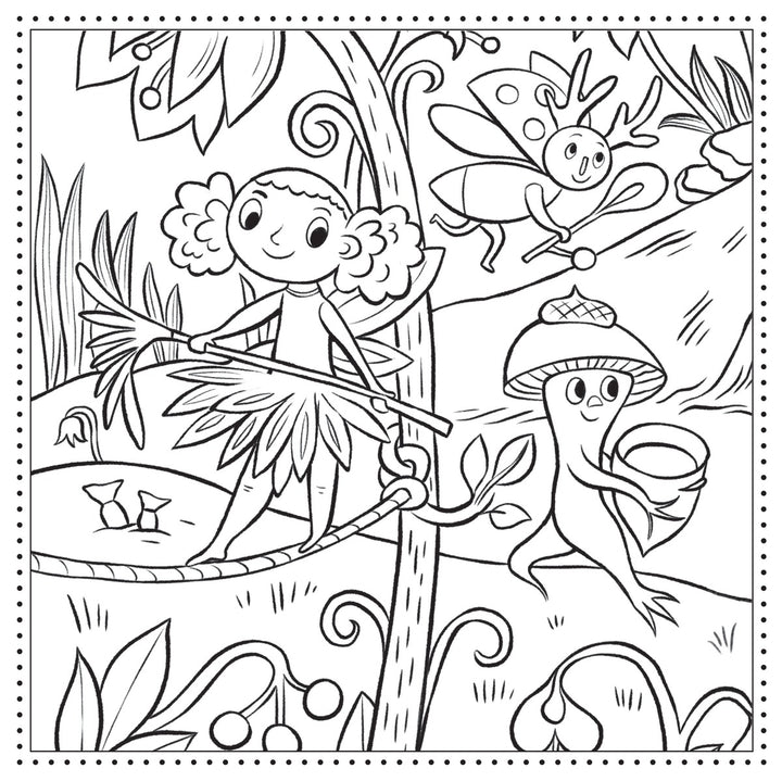 Magical Creatures Coloring Book