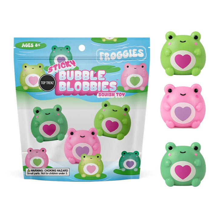 Frogs Sticky Bubble Blobbies