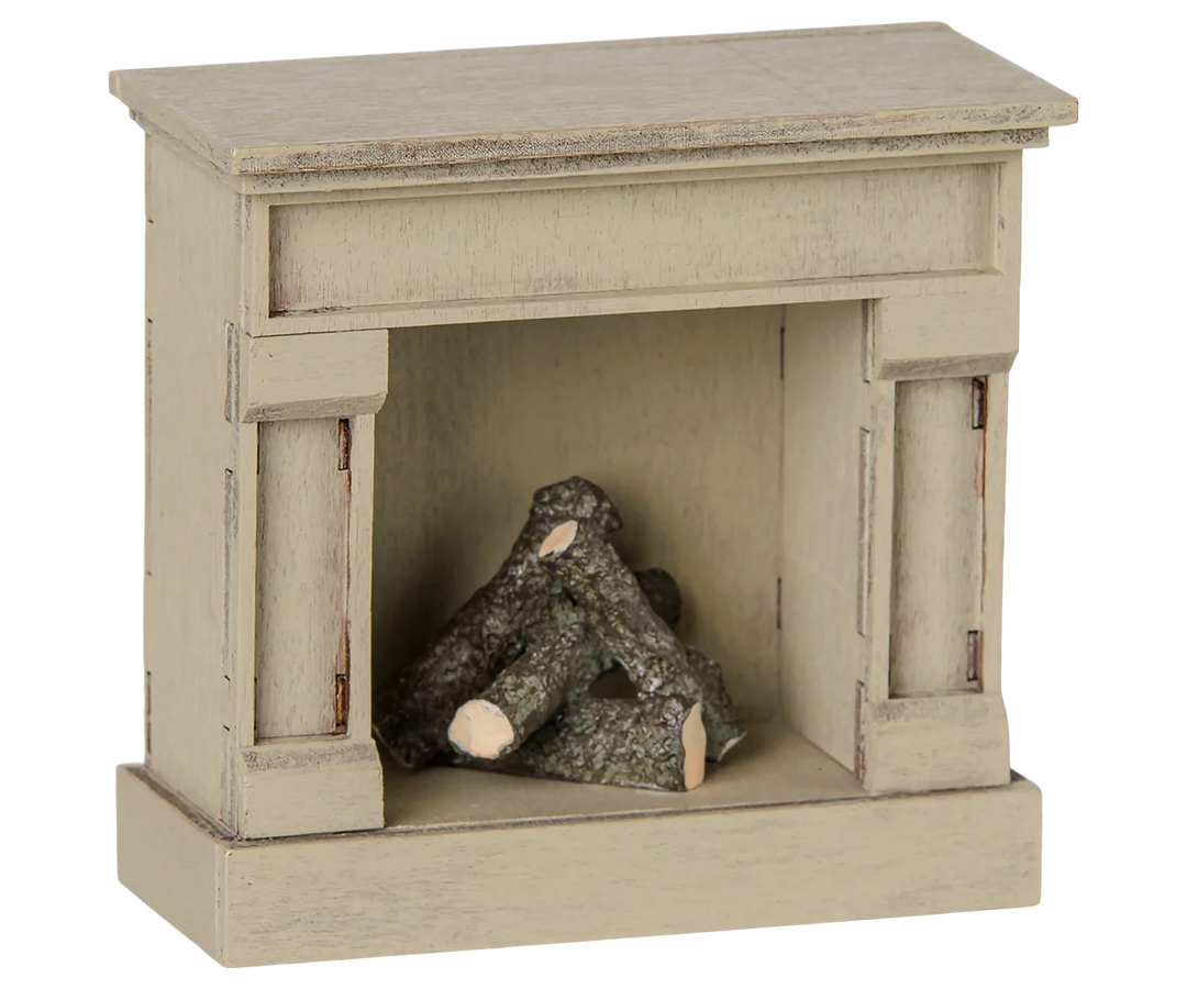 Mouse Fireplace - Off White