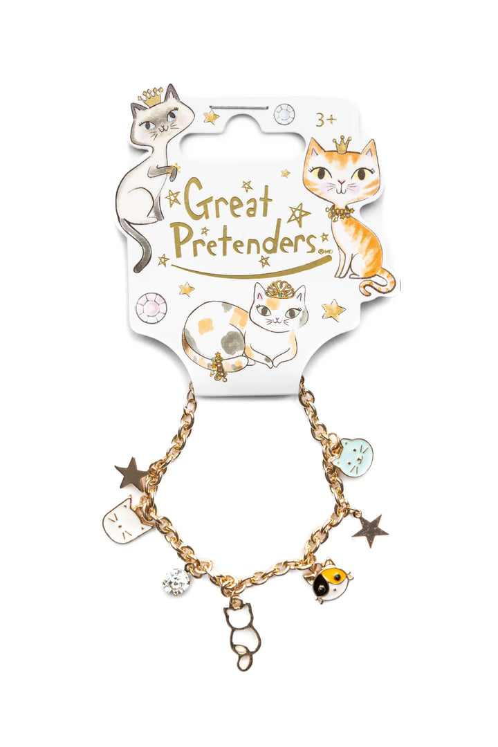 Bracelet with charms on a 'Great Pretenders' branded card