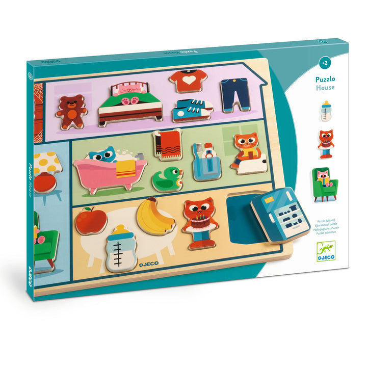 Wooden Puzzle - House