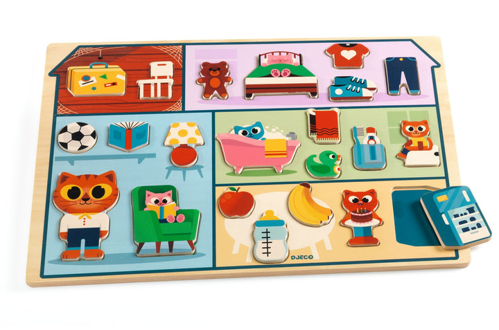 Wooden Puzzle - House