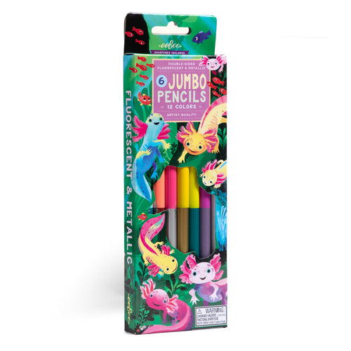 Axolotl 6 Jumbo Color Pencils