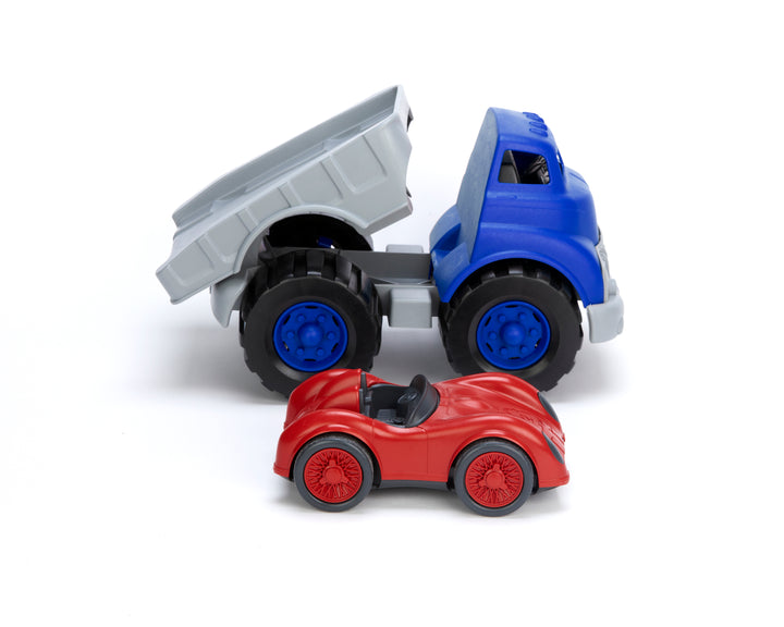 Flatbed Truck with Race Car