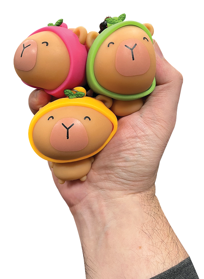 Sqweezy Capybara Keychain