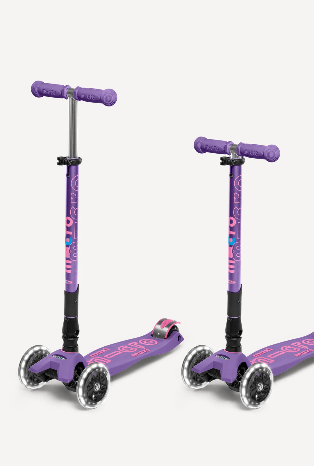 Maxi Foldable LED Purple Scooter